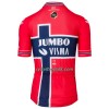 Cykeltøj + Cykelshorts 2022 Jumbo-Visma Norsk Mesterskab